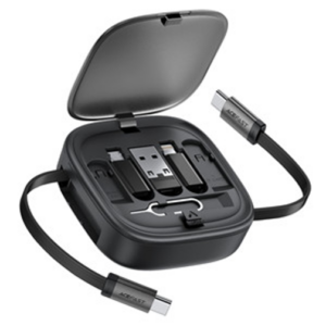 J3 multifunctional travel set with retractable charging data cable