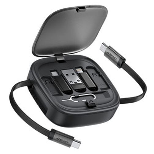 J3 multifunctional travel set with retractable charging data cable