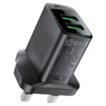 A87 12W (USB-A+USB-A) dual port charger (UK)