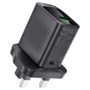 A91 QC18W GaN single USB-A charger (UK)
