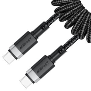 C14-03 USB-C to USB-C spring charging data cable