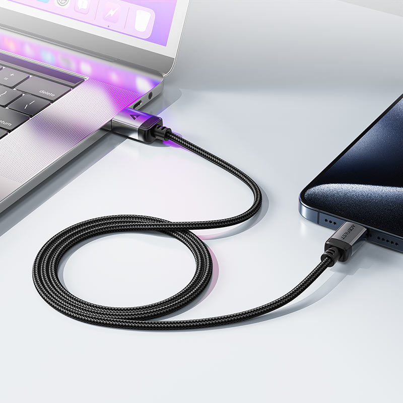 C20-03 USB-C to USB-C aluminum alloy charging data cable