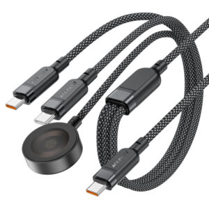 C6-11 USB-C 3-in-1 100W intelligent balance charging data cable